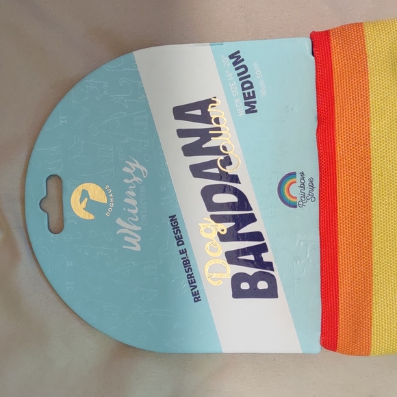 Whimsy Dog Bandana Collar Medium NWT - Picture 2 of 6